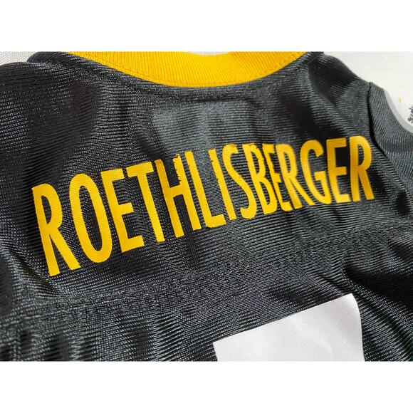 PITTSBURGH STEELERS NFL TEAM APPAREL BEN ROETHLISBERGER #7 JERSEY - 0-3 MONTHS - Picture 7 of 7